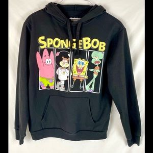 Nickelodeon Black SpongeBob hoodie junior’s size XL